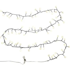 Weihnachts-Lichterkette grün mit 70 weißen LEDs 3,5m IP20 - Dasher