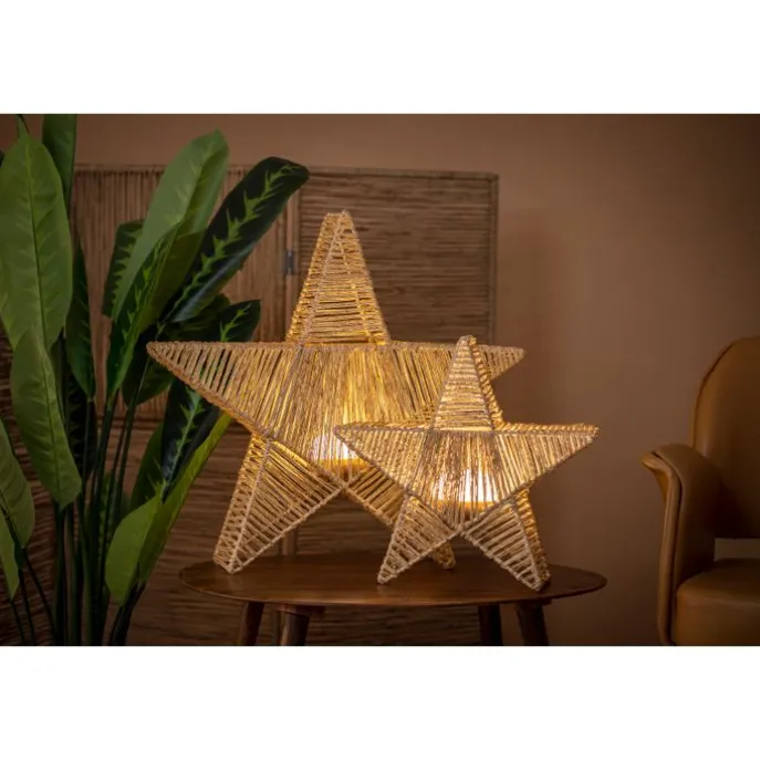 Weihnachts-Stehleuchte Braun 60cm inkl. LED IP54 Akku - Sisine