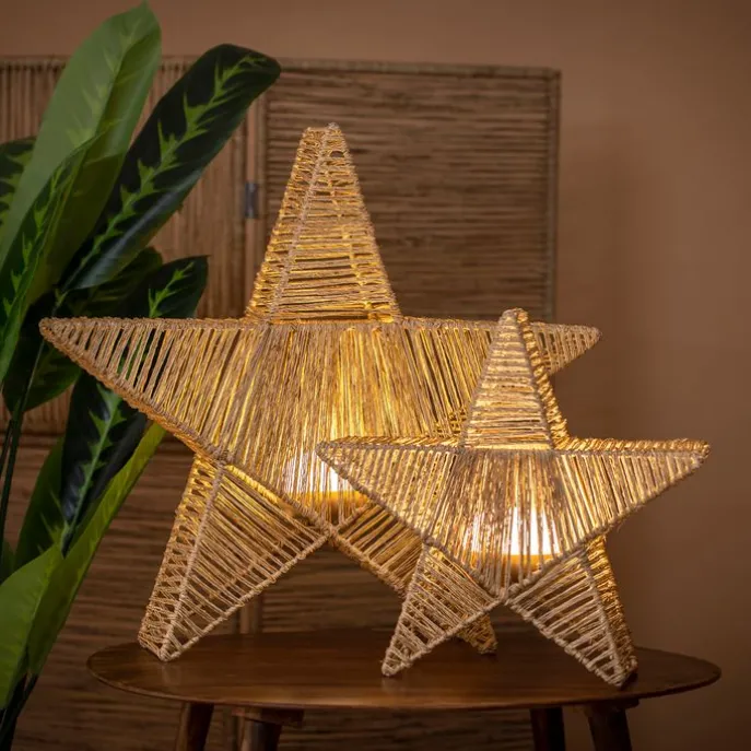 Weihnachts-Stehleuchte Braun 40cm inkl. LED IP54 Akku - Sisine