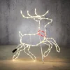 Weihnachts-Stehleuchte Hirsch 50cm inkl. LED mit Timer IP44 - Pax