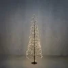 Weihnachts-Stehleuchte Schwarz Baum 150cm inkl. LED mit Timer IP44 - Caspar