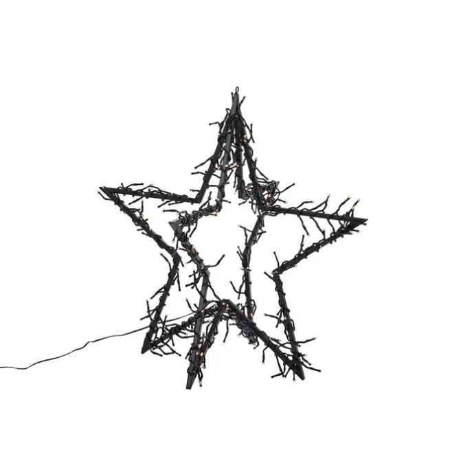 Weihnachtsstern Schwarz inkl. LED IP44 - Brilli