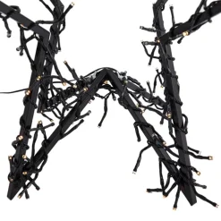 Weihnachtsstern Schwarz inkl. LED IP44 - Brilli