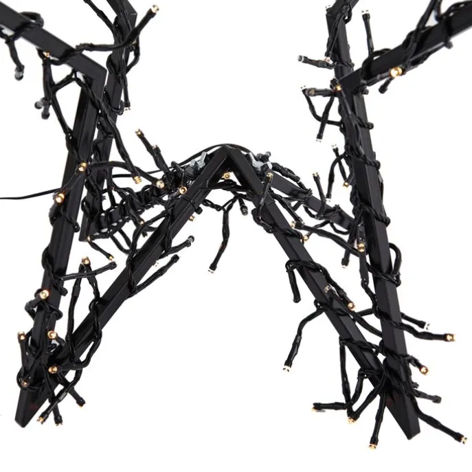 Weihnachtsstern Schwarz inkl. LED IP44 - Brilli