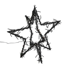 Weihnachtsstern Schwarz inkl. LED IP44 - Brilli