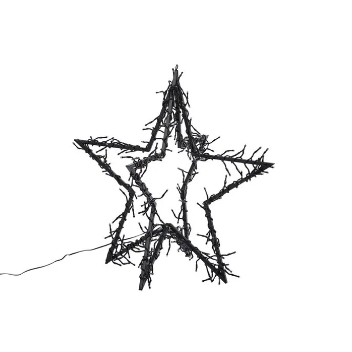 Weihnachtsstern Schwarz inkl. LED IP44 - Brilli