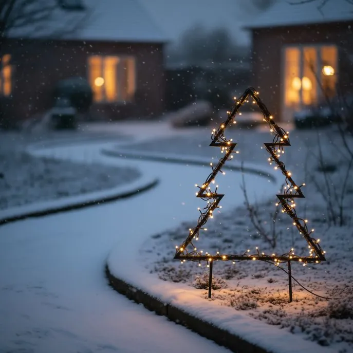 Weihnachtsstrahler Weihnachtsbaum inkl. LED IP44 - Rudolph