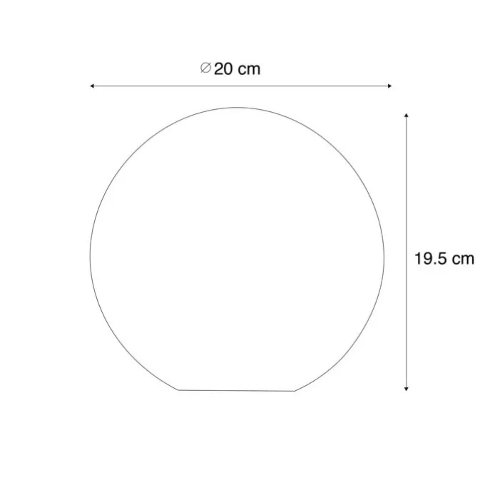 Weihnachts-Tischleuchte Gold 20cm inkl. LED - Lua