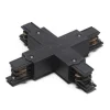 X-Verbinder für 3-Phasen-Schiene Schwarz - 3-Phasen