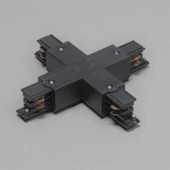 X-Verbinder für 3-Phasen-Schiene Schwarz - 3-Phasen