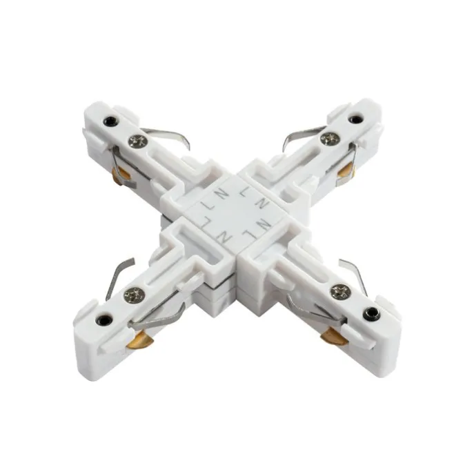 X-Verbinder Schiene weiß 1-phasig - Slimline
